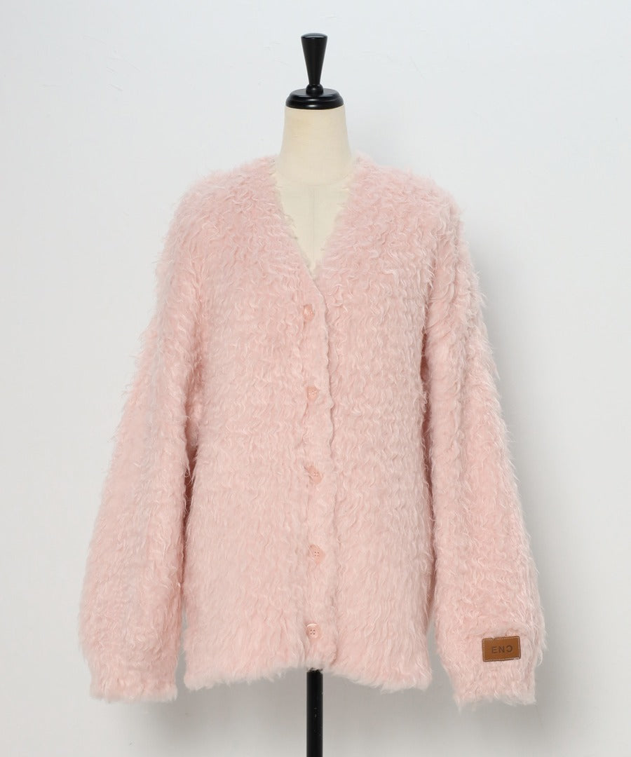 Teddy Bear Shaggy Outer-Like Cardigan [LADIES] 24