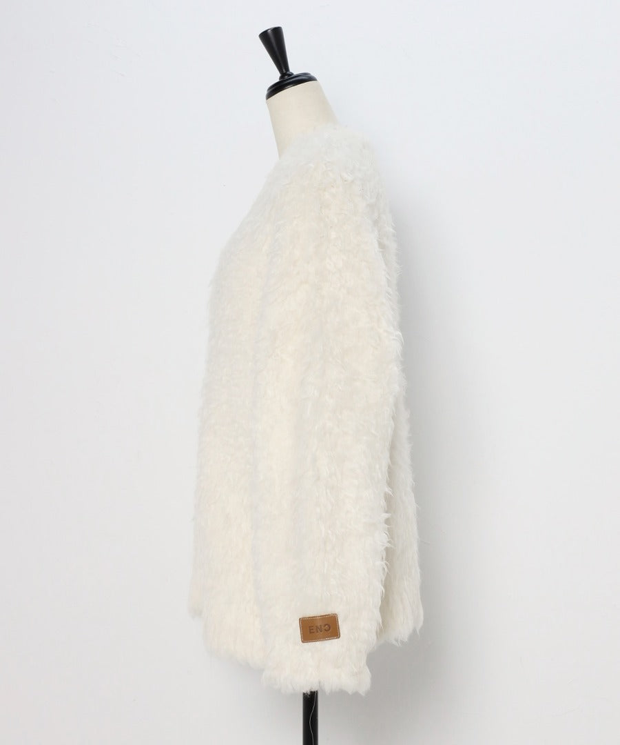 Teddy Bear Shaggy Outer-Like Cardigan [LADIES] 25