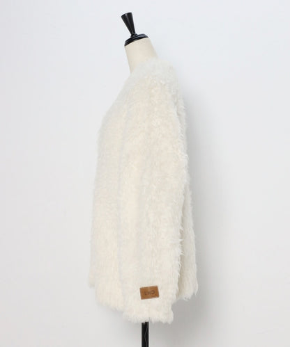 Teddy Bear Shaggy Outer-Like Cardigan [LADIES] 25