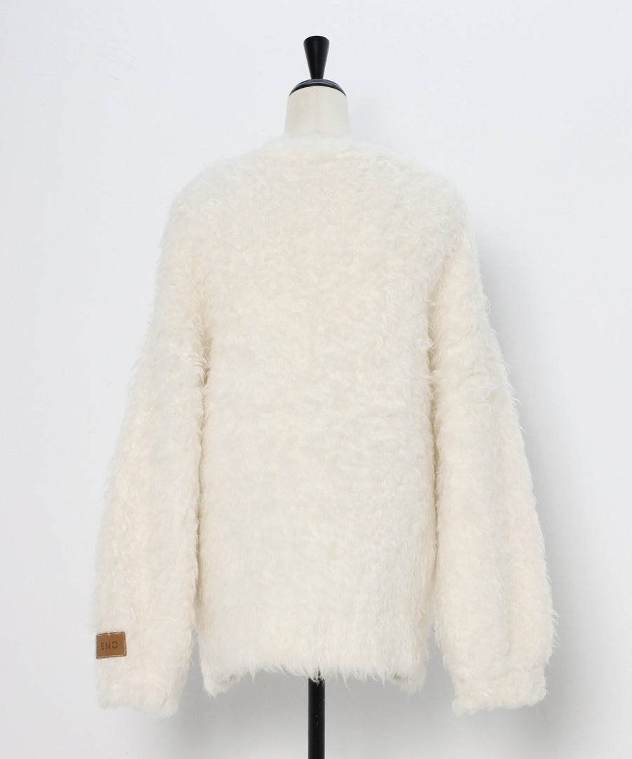 Teddy Bear Shaggy Outer-Like Cardigan [LADIES] 26
