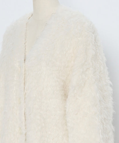 Teddy Bear Shaggy Outer-Like Cardigan [LADIES] 27