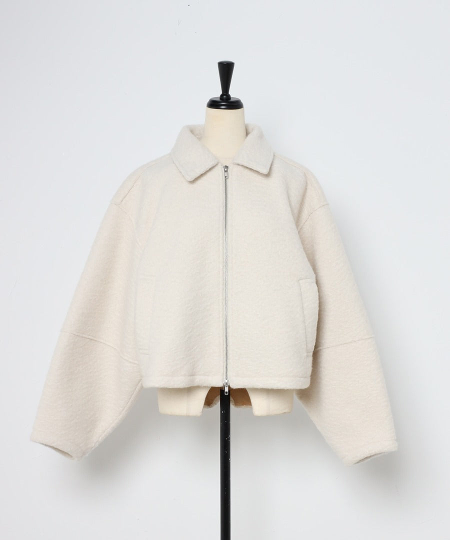 Boucle Stand Collar Double Zip Blouson [LADIES] 21