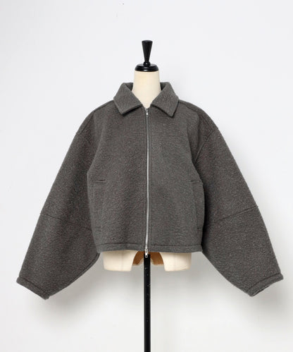 Boucle Stand Collar Double Zip Blouson [LADIES] 23