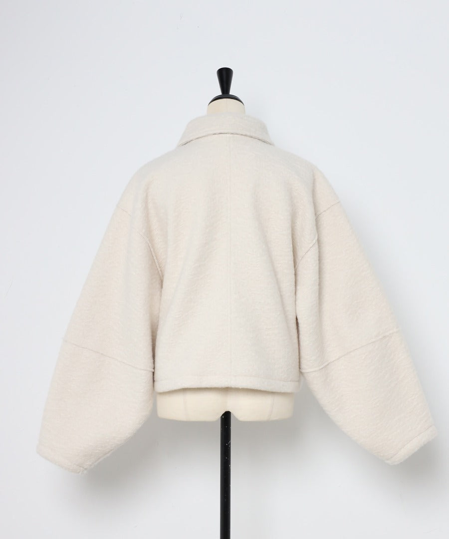 Boucle Stand Collar Double Zip Blouson [LADIES] 25