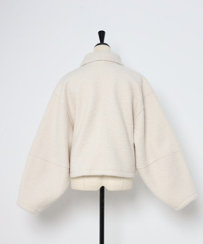 Boucle Stand Collar Double Zip Blouson [LADIES] 25