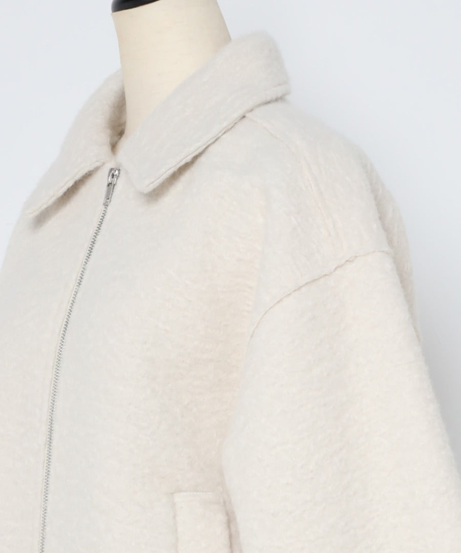 Boucle Stand Collar Double Zip Blouson [LADIES] 26