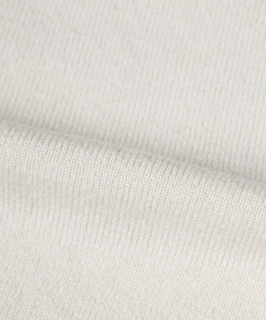 Front-Back 2Way Volume Sleeve Tucked Hem Anti-Static Knit [LADIES] 29