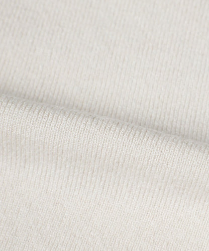 Front-Back 2Way Volume Sleeve Tucked Hem Anti-Static Knit [LADIES] 29