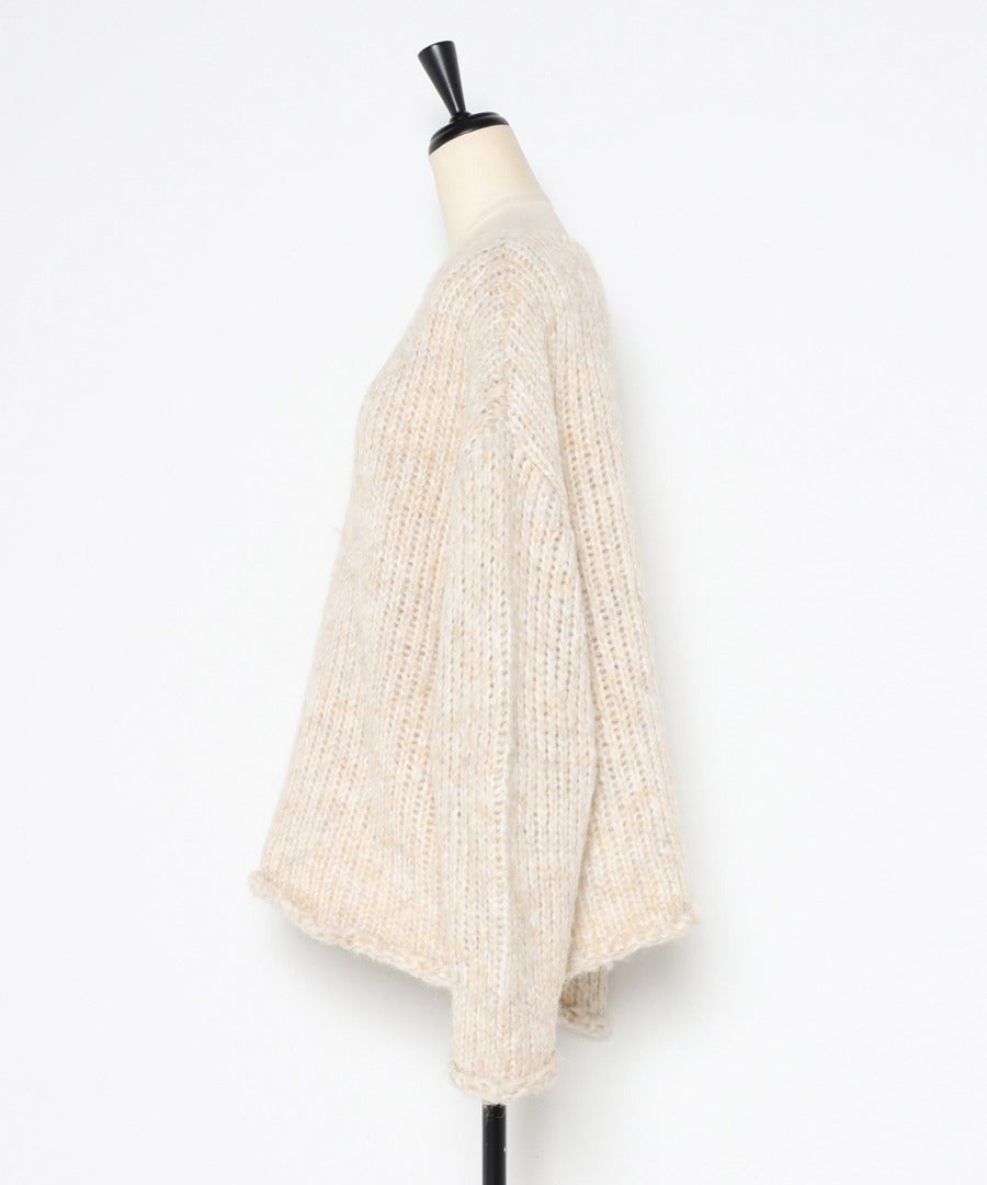 Alpaca Touch Boat Neck Low Gauge Knit [LADIES] 25