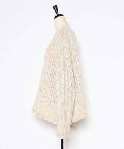 Alpaca Touch Boat Neck Low Gauge Knit [LADIES] 25