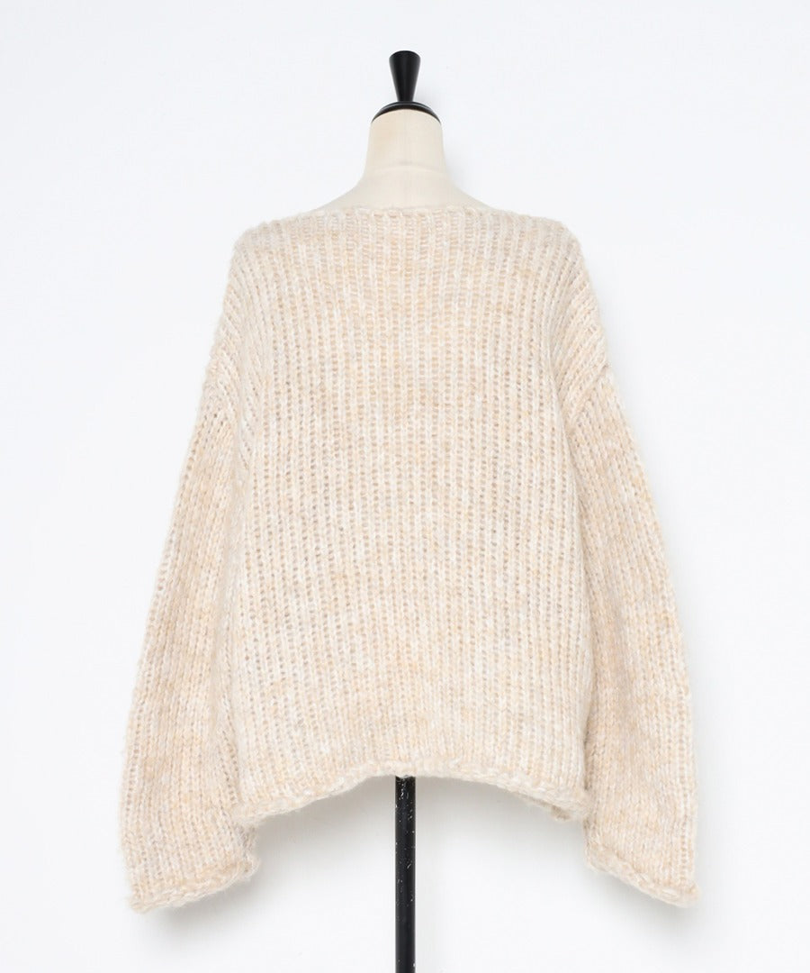 Alpaca Touch Boat Neck Low Gauge Knit [LADIES] 26