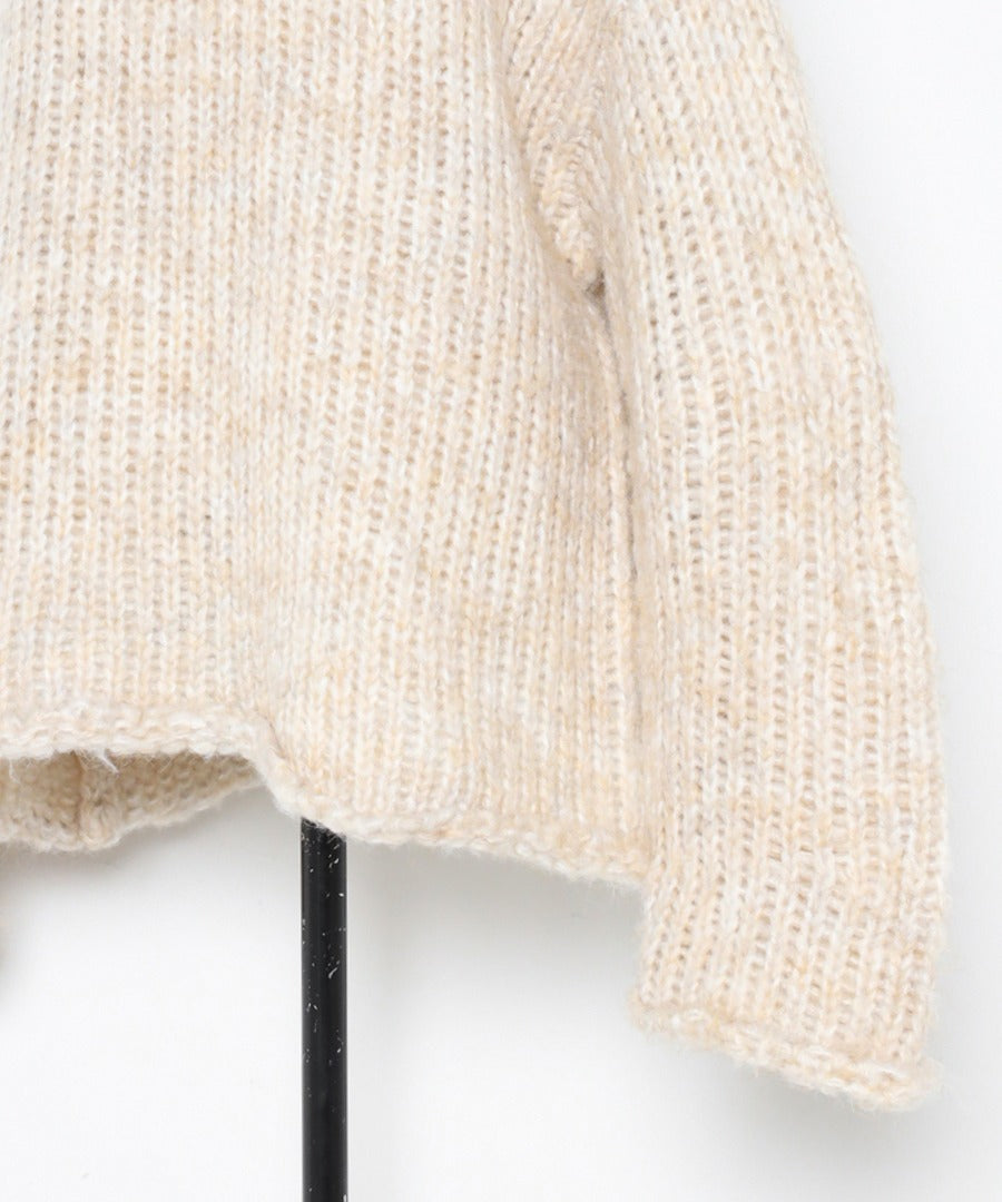 Alpaca Touch Boat Neck Low Gauge Knit [LADIES] 28