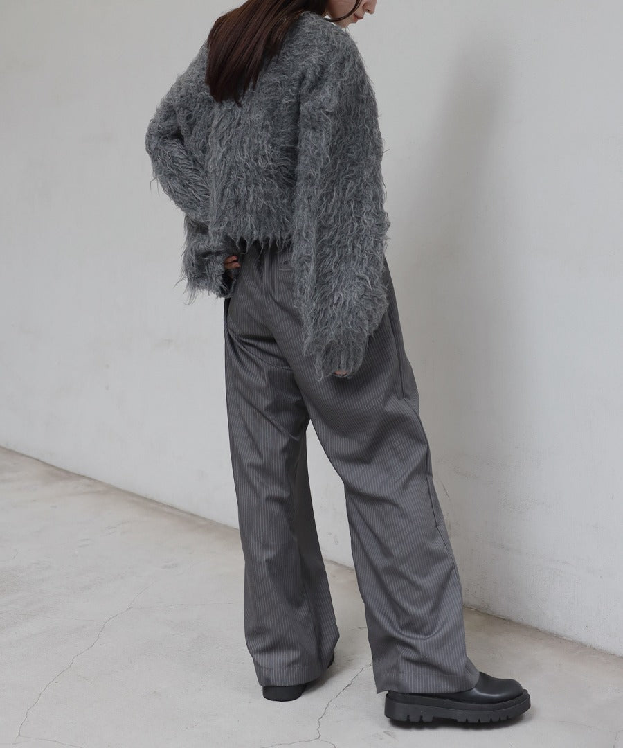 Teddy Bear Shaggy Cropped Pullover [LADIES] 15