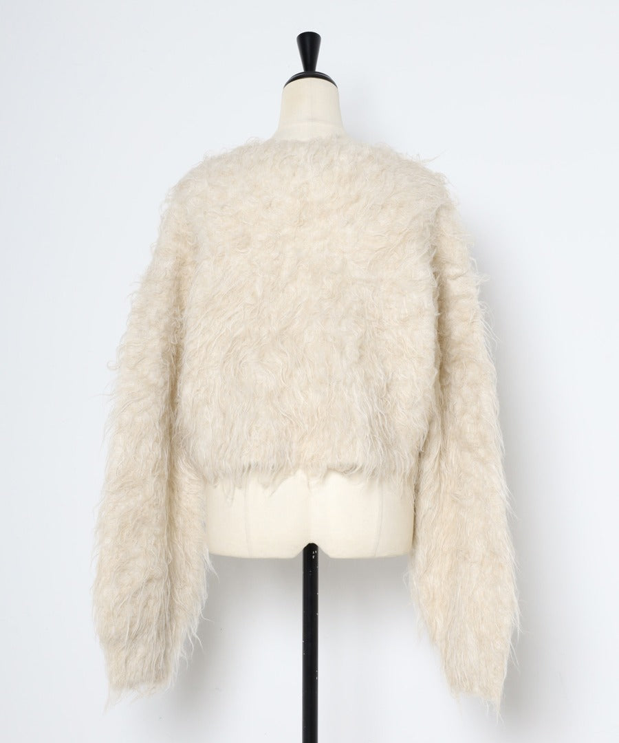 Teddy Bear Shaggy Cropped Pullover [LADIES] 27