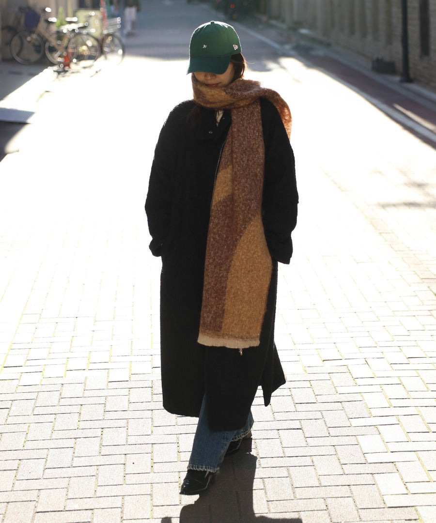 Bicolor Wave Pattern Muffler [LADIES] 12