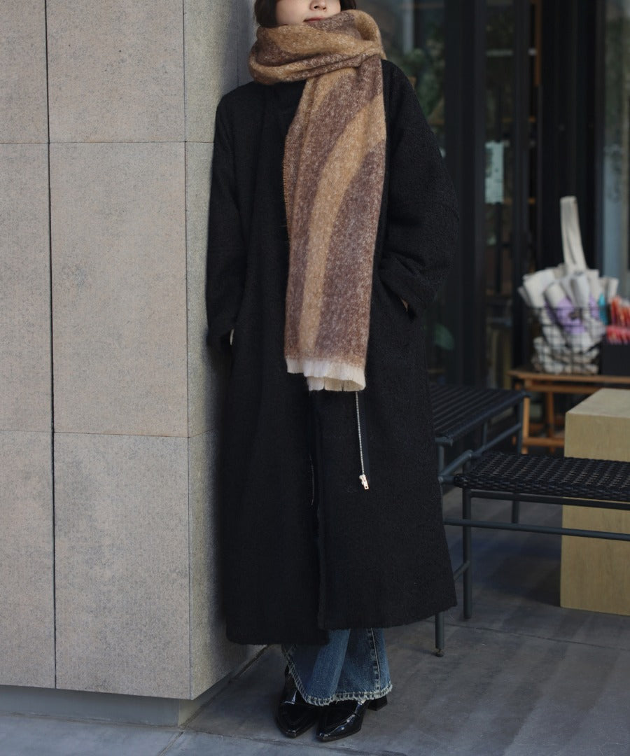 Bicolor Wave Pattern Muffler [LADIES] 13