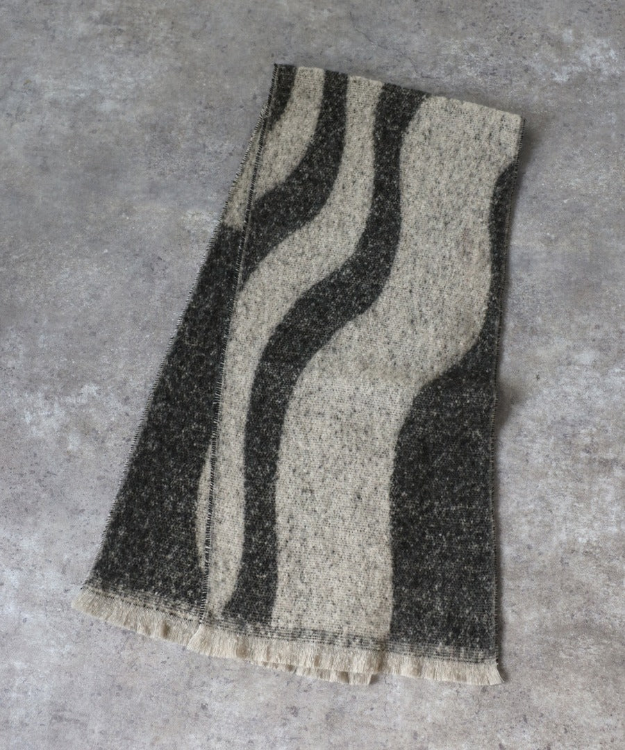 Bicolor Wave Pattern Muffler [LADIES] 24