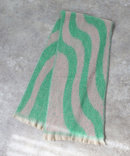 Bicolor Wave Pattern Muffler [LADIES] 26
