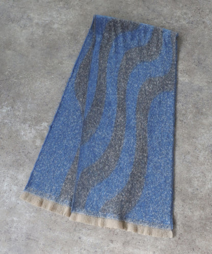 Bicolor Wave Pattern Muffler [LADIES] 27
