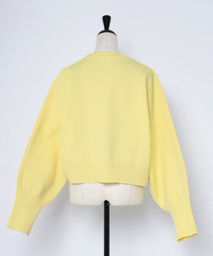 Arm Panel Rib Cropped Double Knit [LADIES] 27