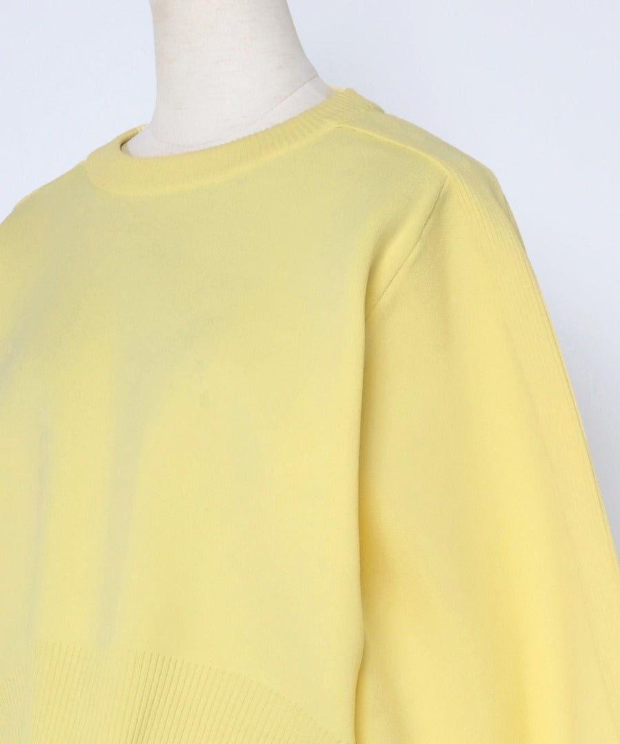 Arm Panel Rib Cropped Double Knit [LADIES] 28