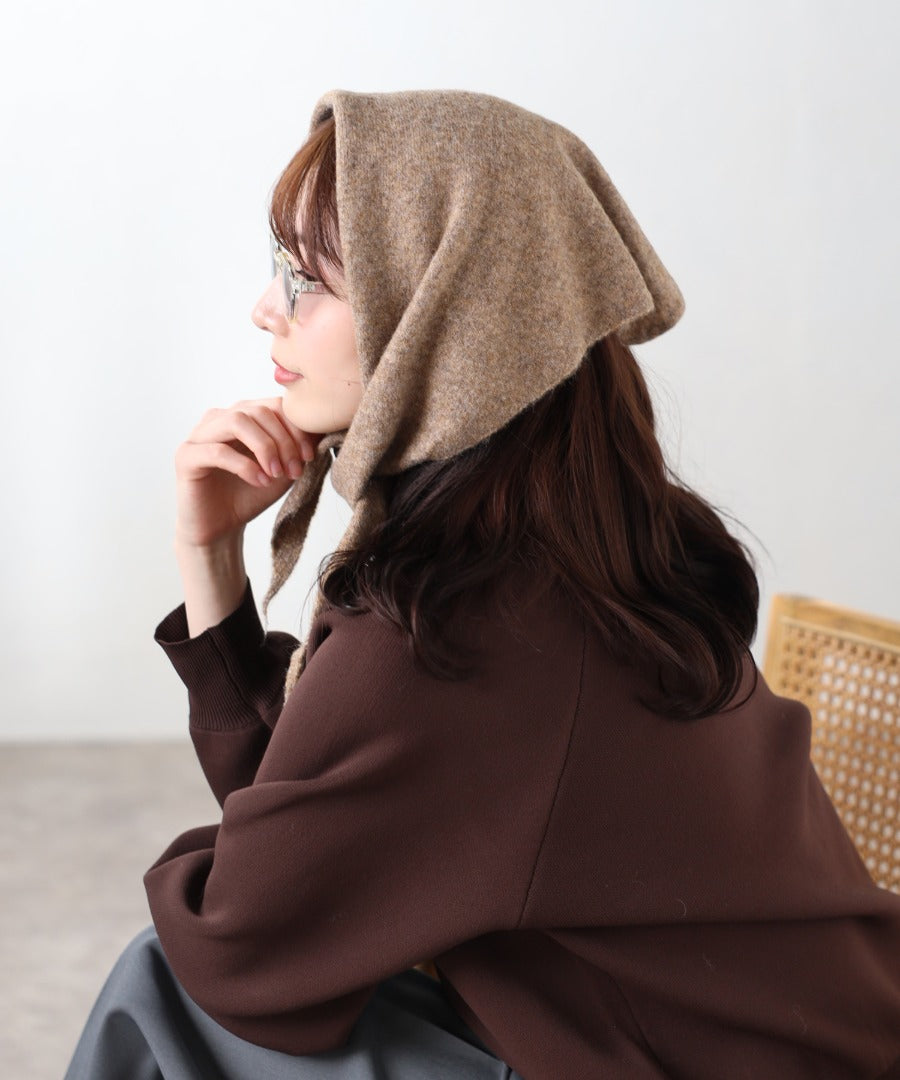 Triangle Knit Scarf [LADIES] 1