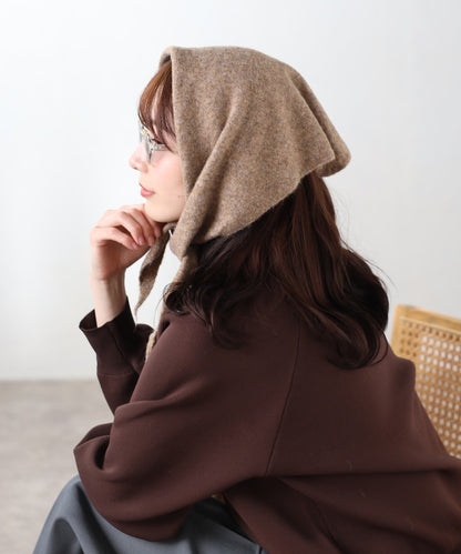 Triangle Knit Scarf [LADIES] 1