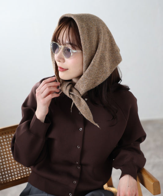 Triangle Knit Scarf [LADIES] 2