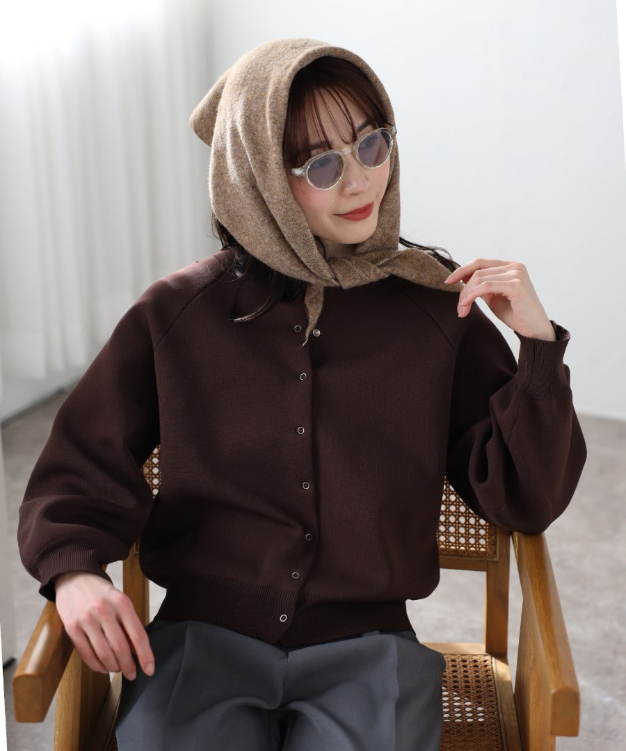 Triangle Knit Scarf [LADIES] 4