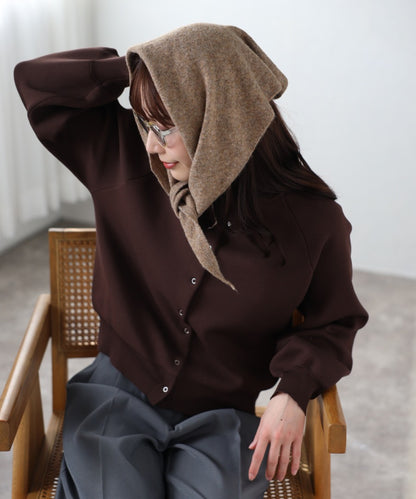 Triangle Knit Scarf [LADIES] 5