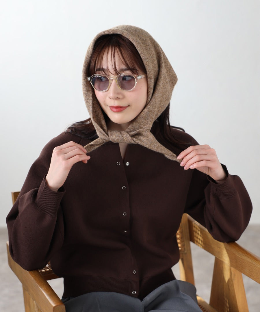 Triangle Knit Scarf [LADIES] 7