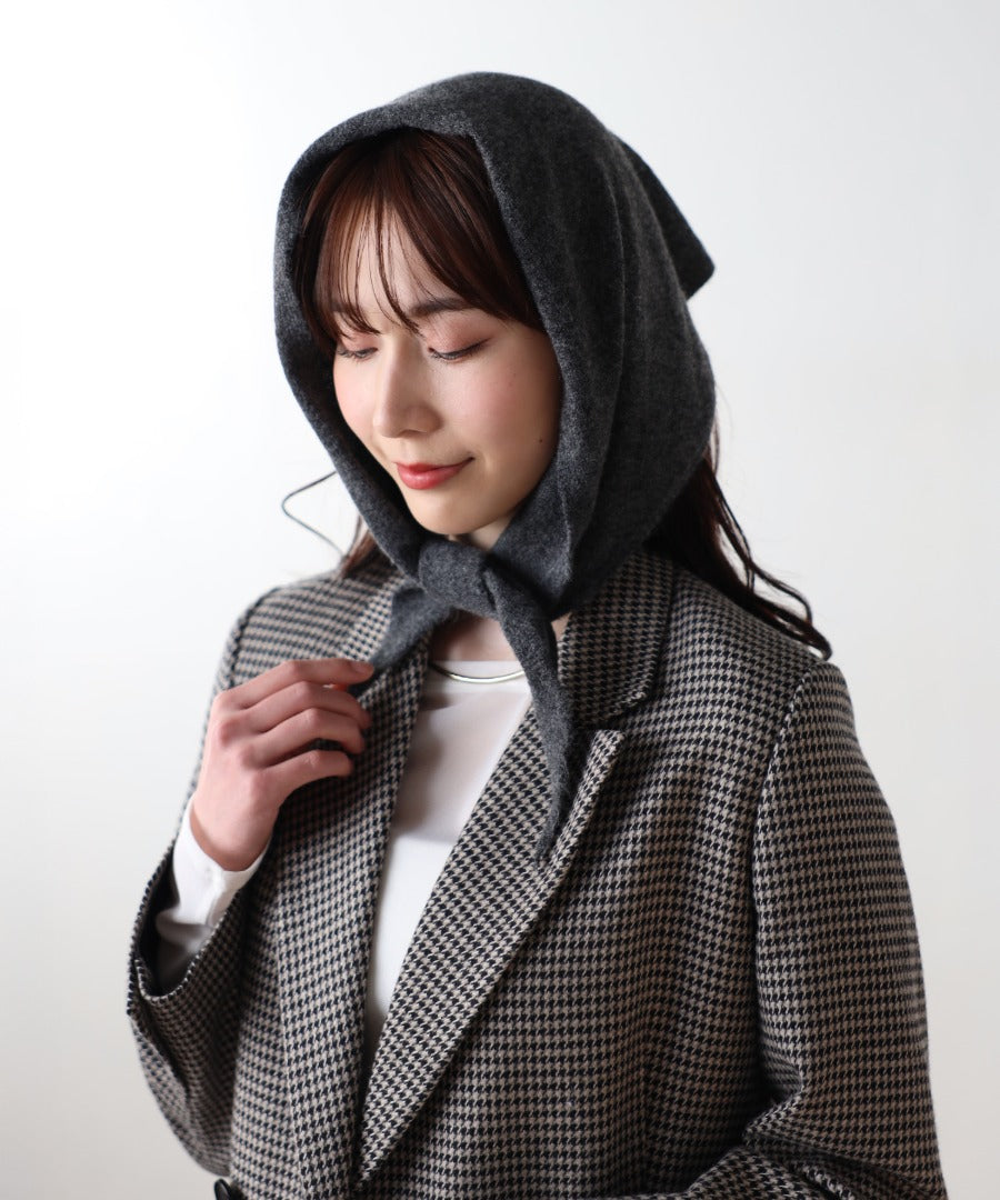 Triangle Knit Scarf [LADIES] 9