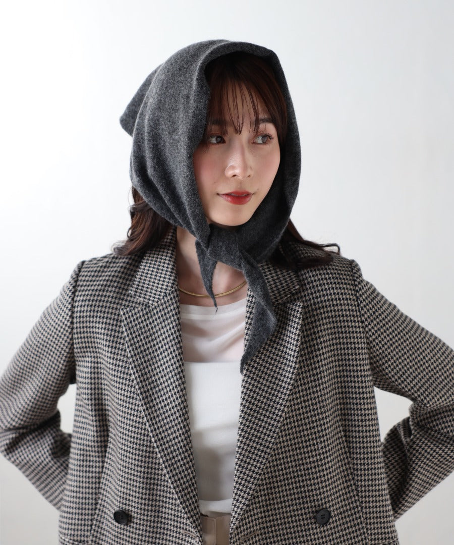 Triangle Knit Scarf [LADIES] 15
