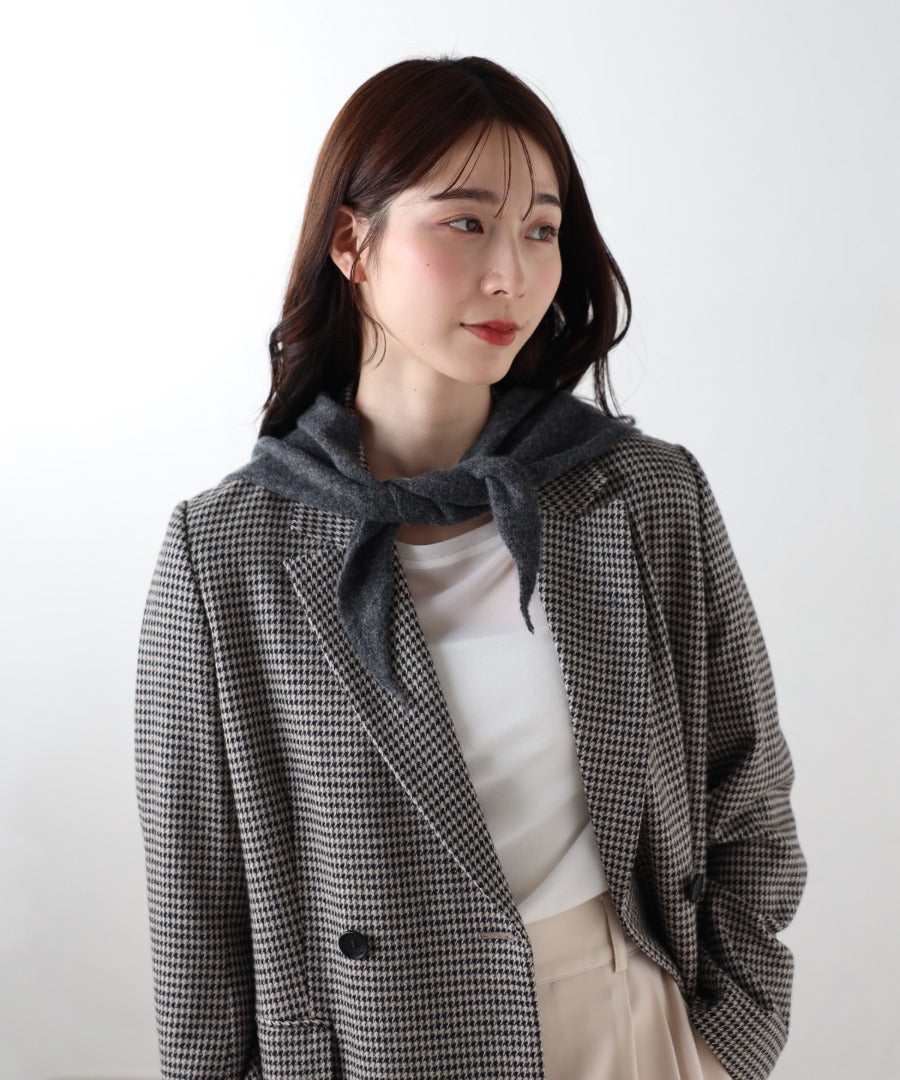 Triangle Knit Scarf [LADIES] 18