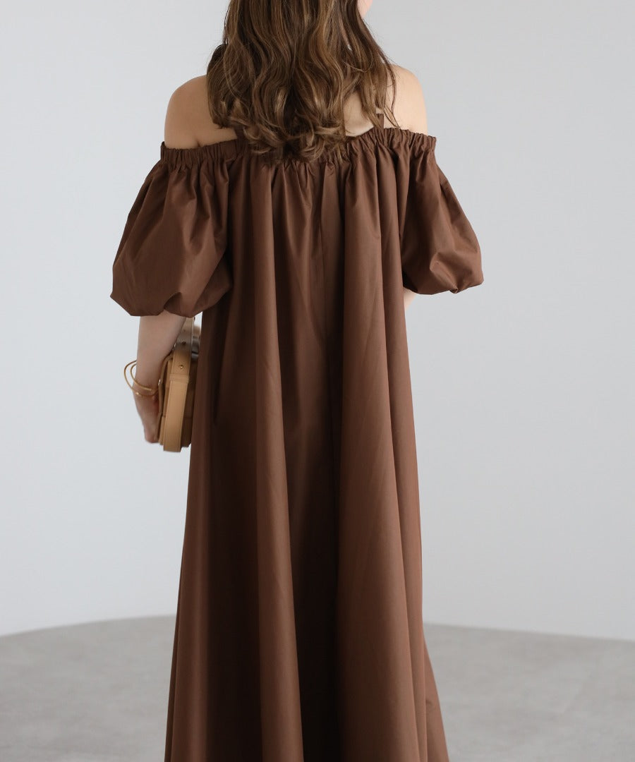 2Way Balloon Sleeve Flare Dress [LADIES] 8