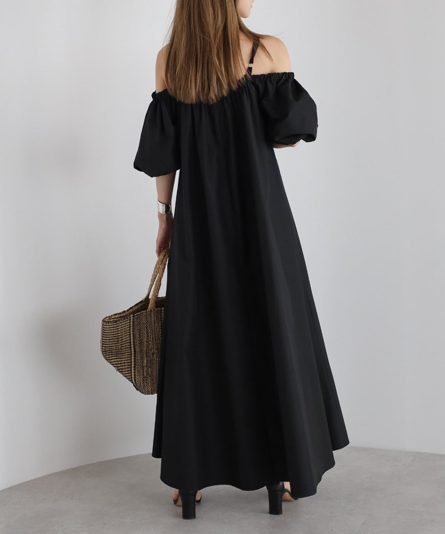 2Way Balloon Sleeve Flare Dress [LADIES] 12