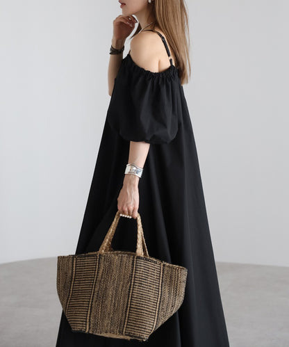 2Way Balloon Sleeve Flare Dress [LADIES] 14