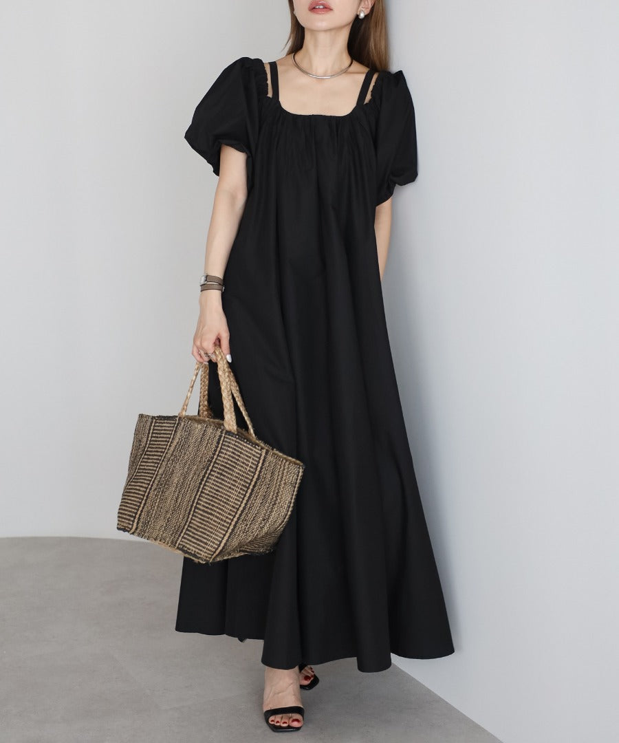 2Way Balloon Sleeve Flare Dress [LADIES] 16