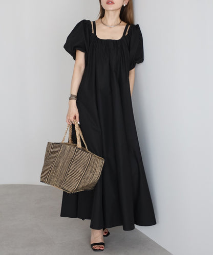 2Way Balloon Sleeve Flare Dress [LADIES] 16
