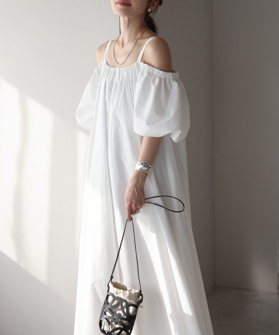 2Way Balloon Sleeve Flare Dress [LADIES] 24