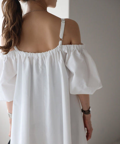 2Way Balloon Sleeve Flare Dress [LADIES] 30