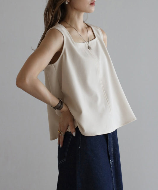 Square Neck Sleeveless Blouse [LADIES] 1