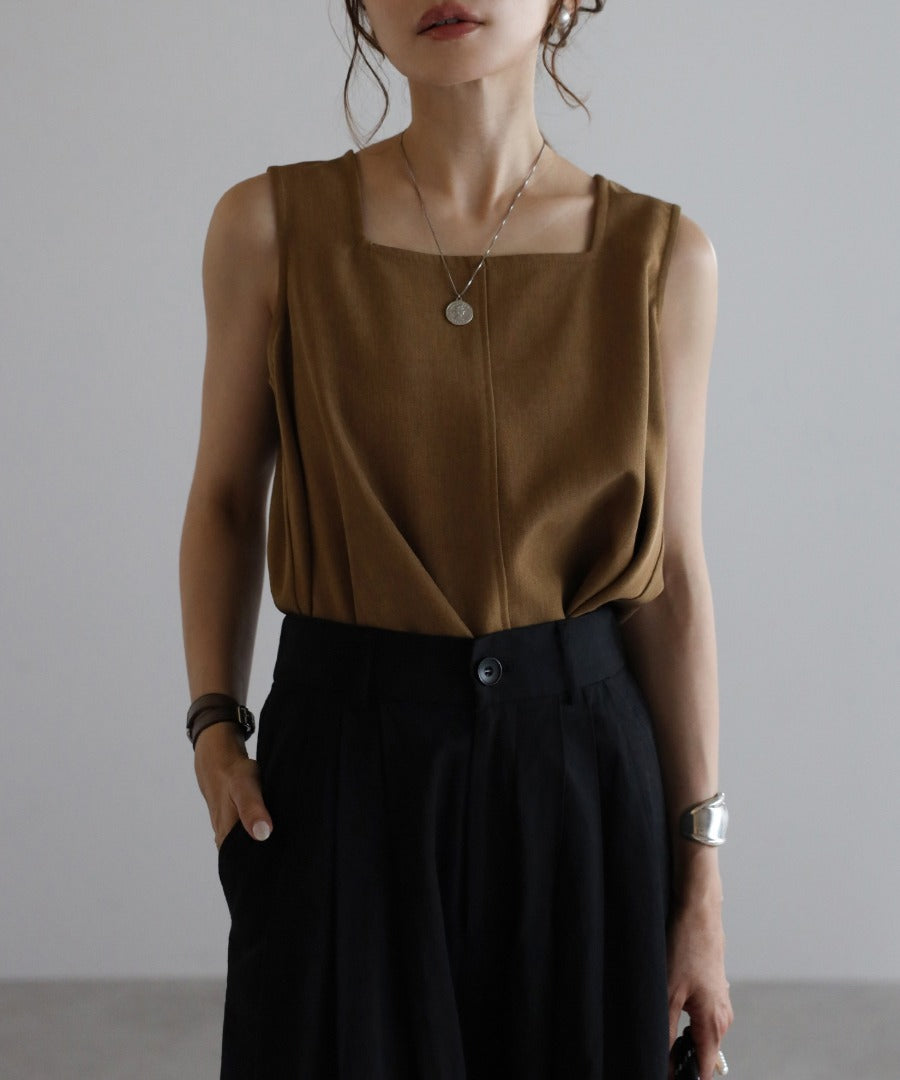 Square Neck Sleeveless Blouse [LADIES] 24