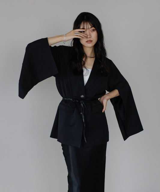 Belted Sleeve Slit Jacket [LADIES] 1