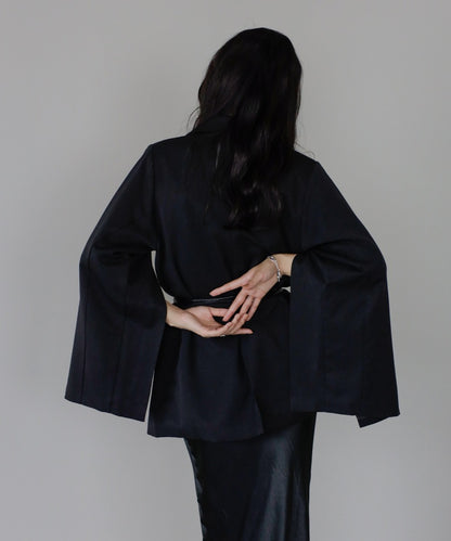 Belted Sleeve Slit Jacket [LADIES] 4