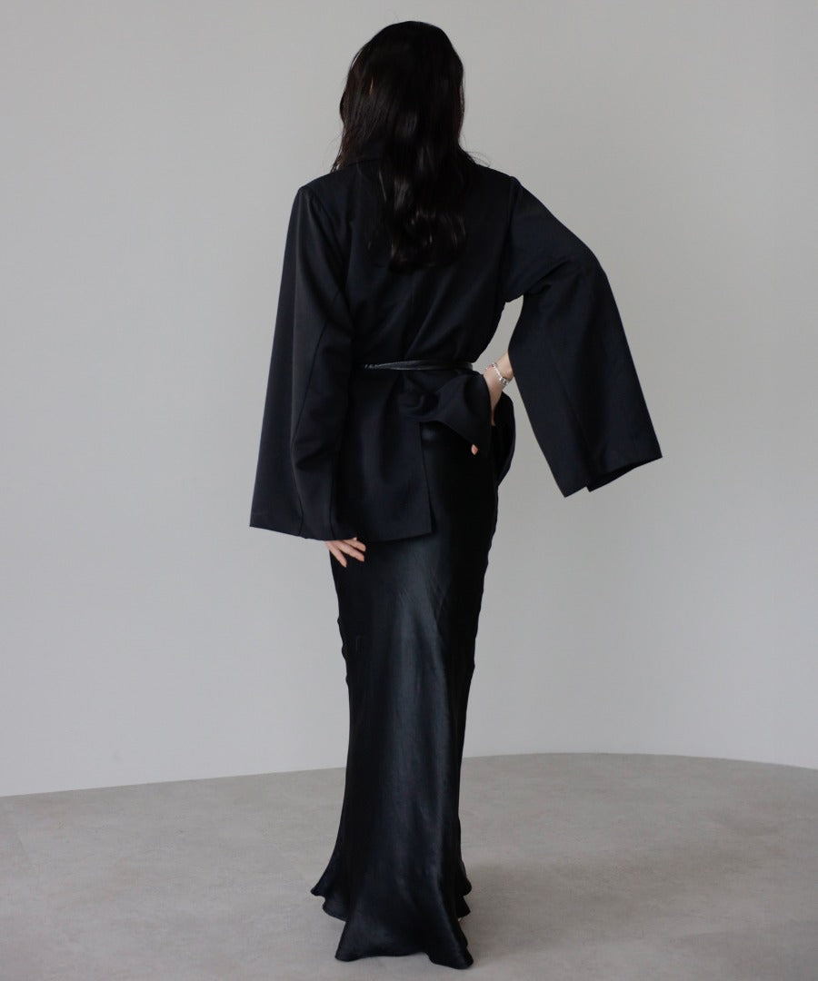 Belted Sleeve Slit Jacket [LADIES] 5