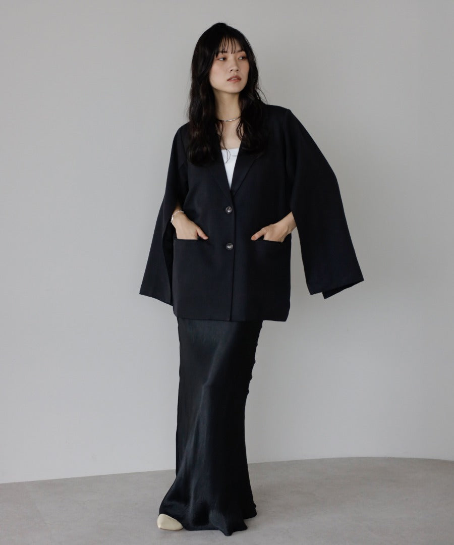 Belted Sleeve Slit Jacket [LADIES] 6