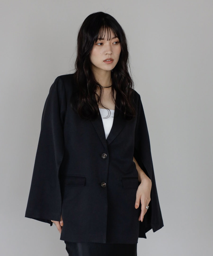 Belted Sleeve Slit Jacket [LADIES] 7