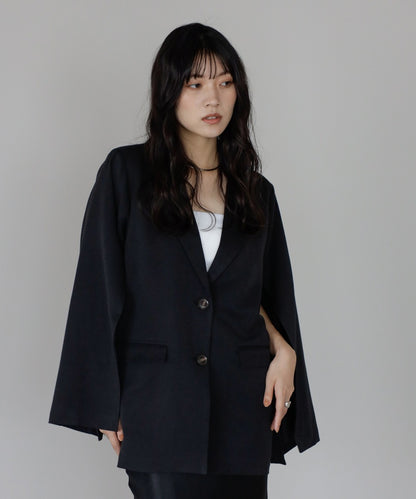 Belted Sleeve Slit Jacket [LADIES] 7