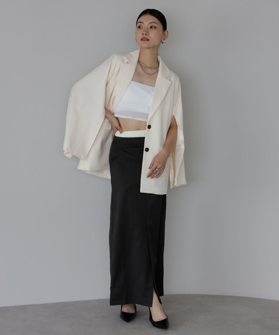 Belted Sleeve Slit Jacket [LADIES] 10